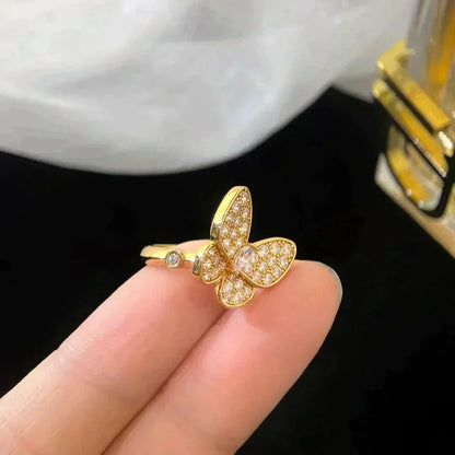 [⭐Luxery]BUTTERFLY DIAMOND RING