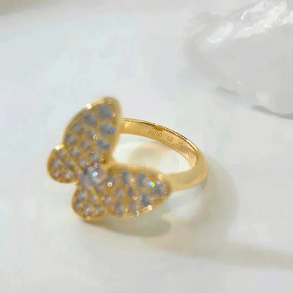 [⭐Luxery]BUTTERFLY DIAMOND RING