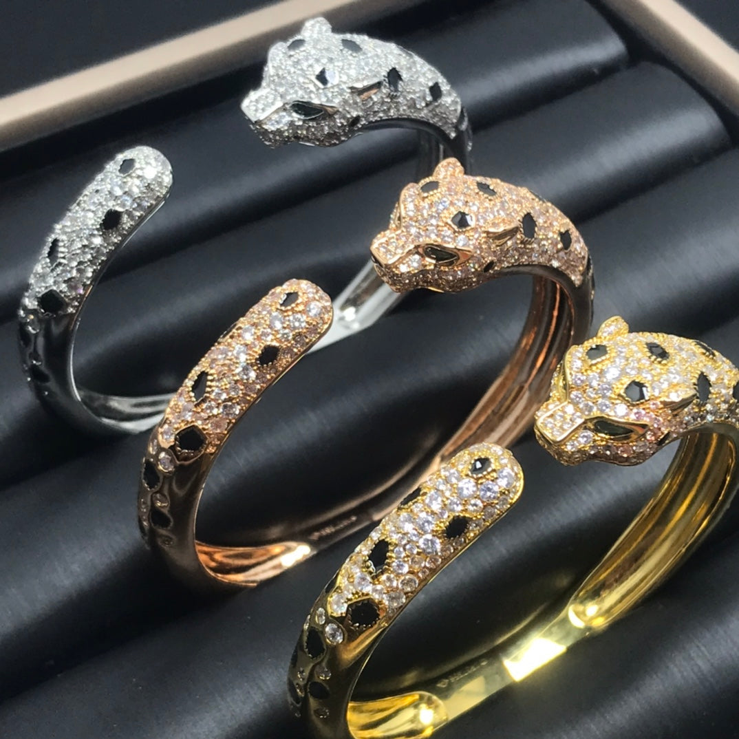 [⭐Luxery]PANTHERE BIG BRACELET DIAMONDS