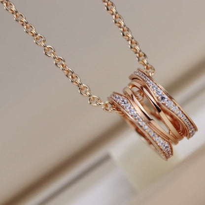 [⭐Luxery]ZERO 1 PINK GOLD NECKLACE