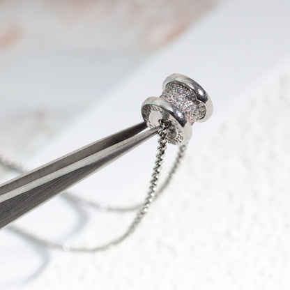 [⭐Luxery]ZERO 1 SILVER DIAMOND NECKLACE