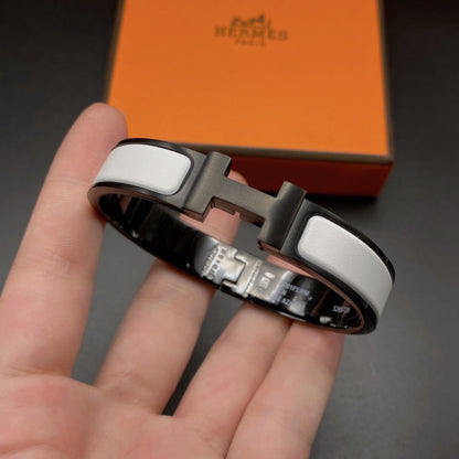 [⭐Luxery]H BRACELET 12MM BLACK WHITE CERAMIC