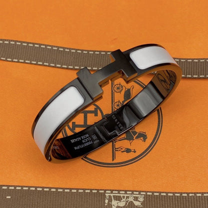 [⭐Luxery]H BRACELET 12MM BLACK WHITE CERAMIC