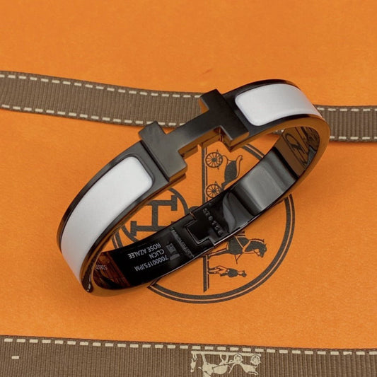 [⭐Luxery]H BRACELET 12MM BLACK WHITE CERAMIC