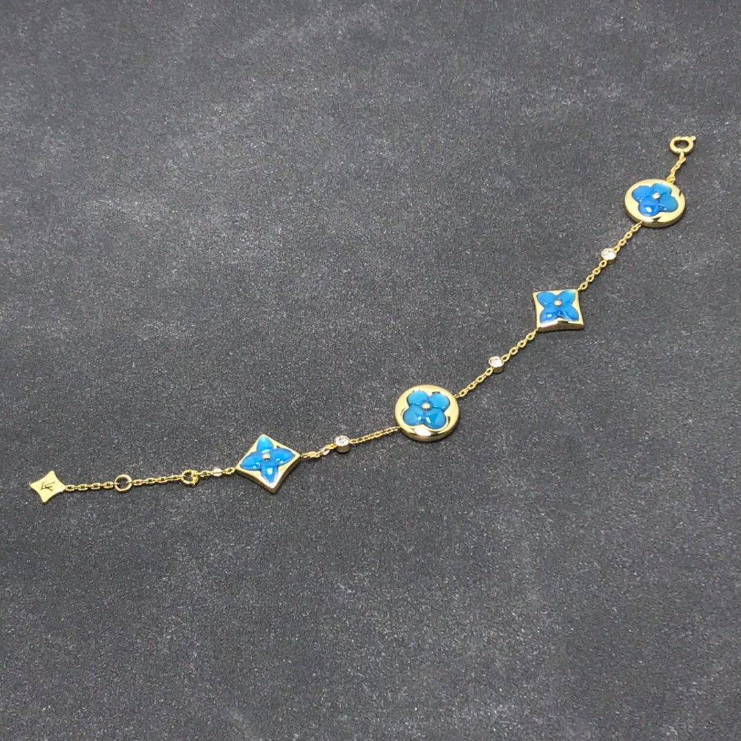 [⭐Luxery]STAR AND SUN TURQUOISE 4 MOTIFS 3 DIAMONDS