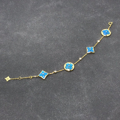 [⭐Luxery]STAR AND SUN TURQUOISE 4 MOTIFS 3 DIAMONDS
