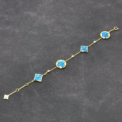 [⭐Luxery]STAR AND SUN TURQUOISE 4 MOTIFS 3 DIAMONDS