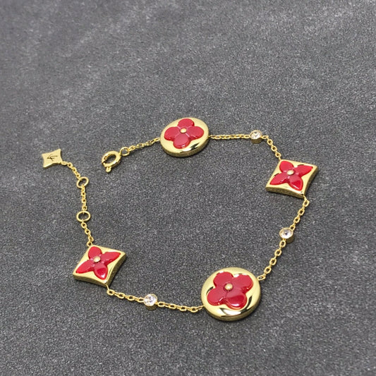 [⭐Luxery]STAR AND SUN CARNELIAN 4 MOTIFS 3 DIAMONDS