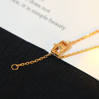 [⭐Luxery]STAR AND SUN DIAMOND PINK GOLD NECKLACE