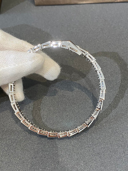[⭐Luxery]SERPENTI BRACELET DIAMONDS SILVER
