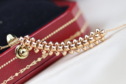 [⭐Luxery]CLASH PINK GOLD NECKLACE
