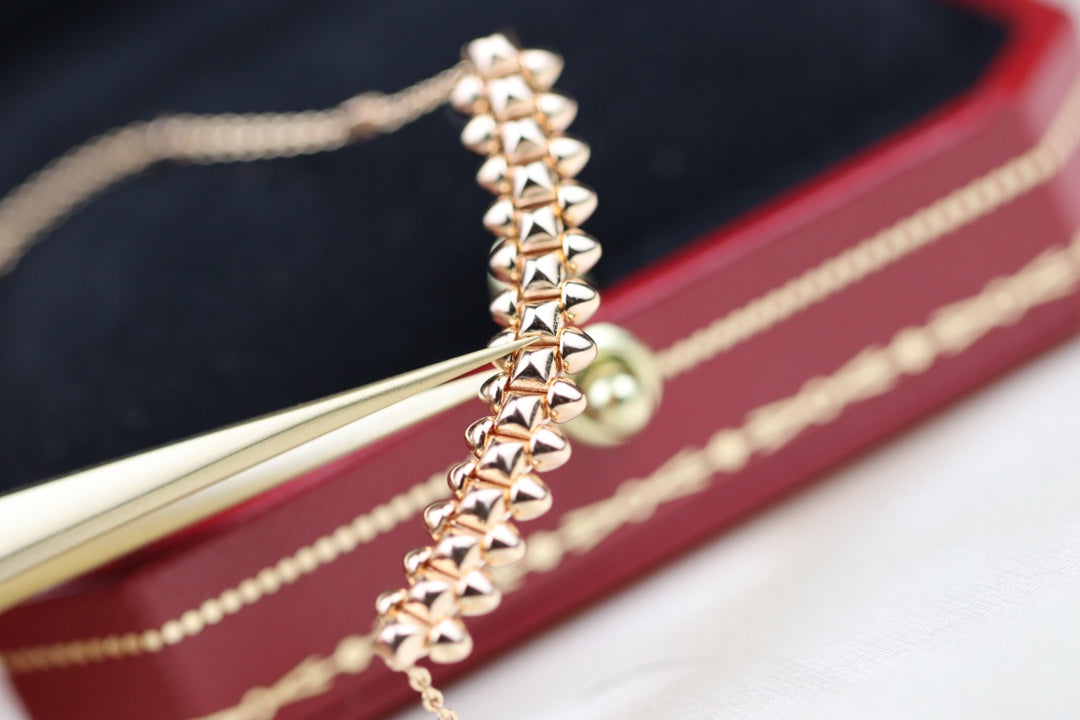 [⭐Luxery]CLASH PINK GOLD NECKLACE