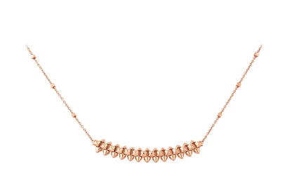 [⭐Luxery]CLASH PINK GOLD NECKLACE