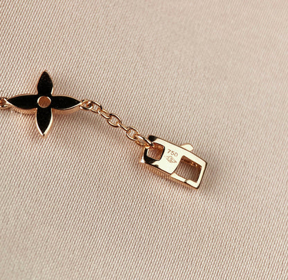 [⭐Luxery]STAR AND SUN 7 MOTIFS GOLD BRACELET