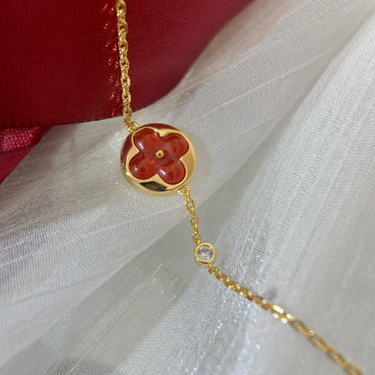 [⭐Luxery]SUN PEDANT CARNELIAN BRACELET