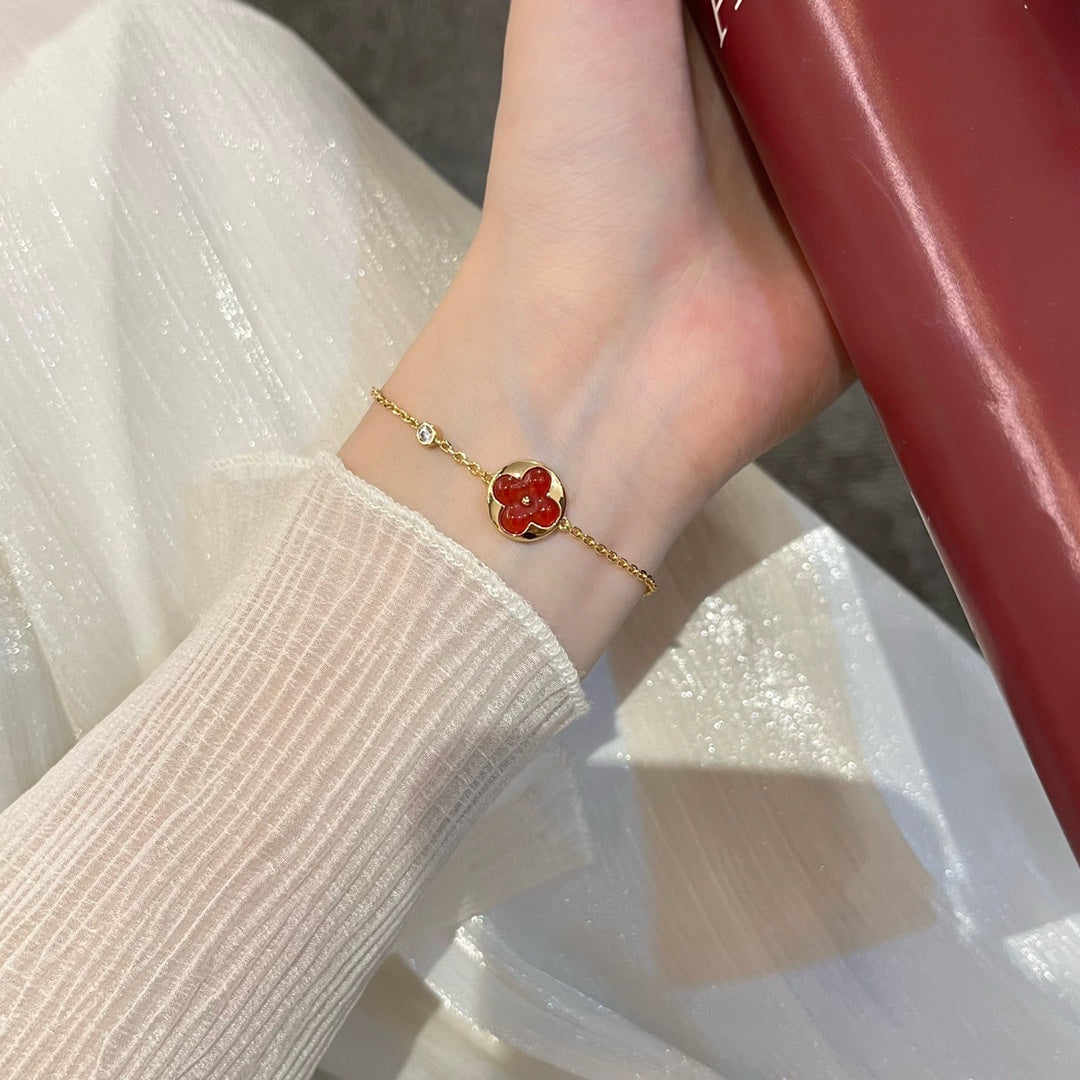 [⭐Luxery]SUN PEDANT CARNELIAN BRACELET