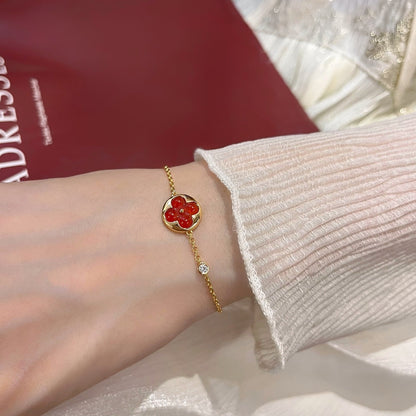 [⭐Luxery]SUN PEDANT CARNELIAN BRACELET