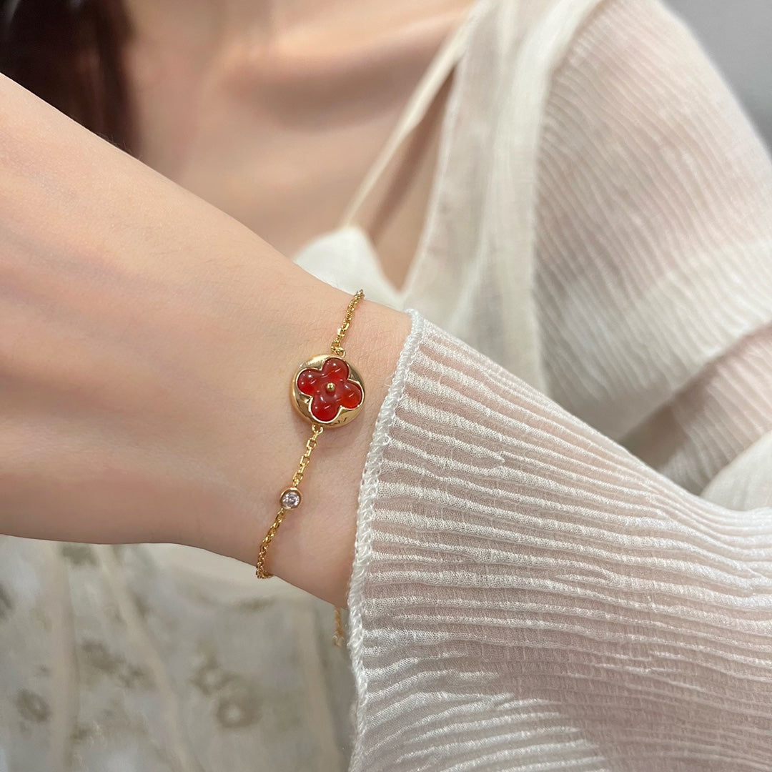 [⭐Luxery]SUN PEDANT CARNELIAN BRACELET