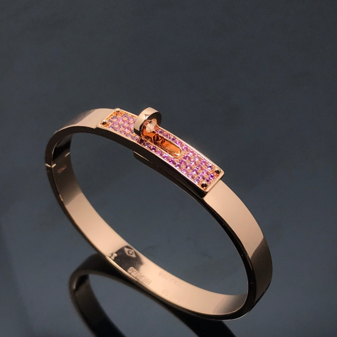 [⭐Luxery]KELLY BRACELET PINK DIAMOND