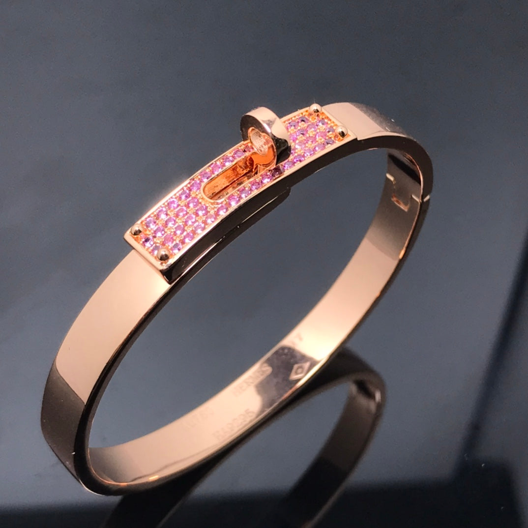 [⭐Luxery]KELLY BRACELET PINK DIAMOND