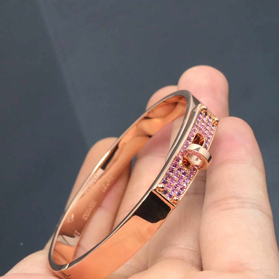[⭐Luxery]KELLY BRACELET PINK DIAMOND