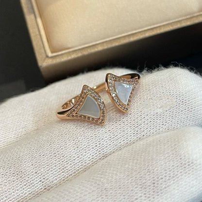 [⭐Luxery]DREAM MOP DIAMOND OPEN RING