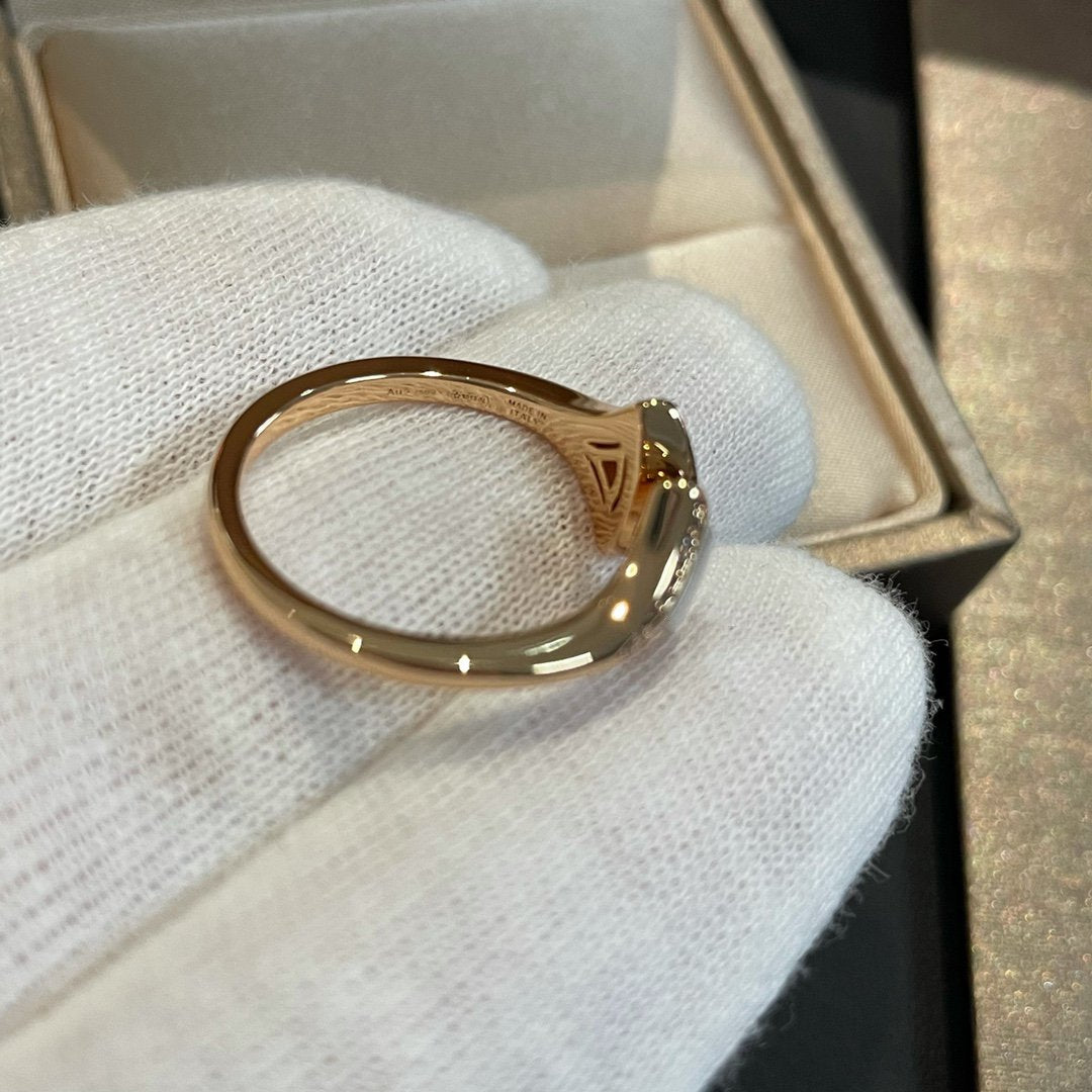 [⭐Luxery]DREAM MOP DIAMOND OPEN RING