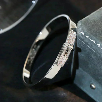 [⭐Luxery]KELLY SILVER DIAMOND BRACELET