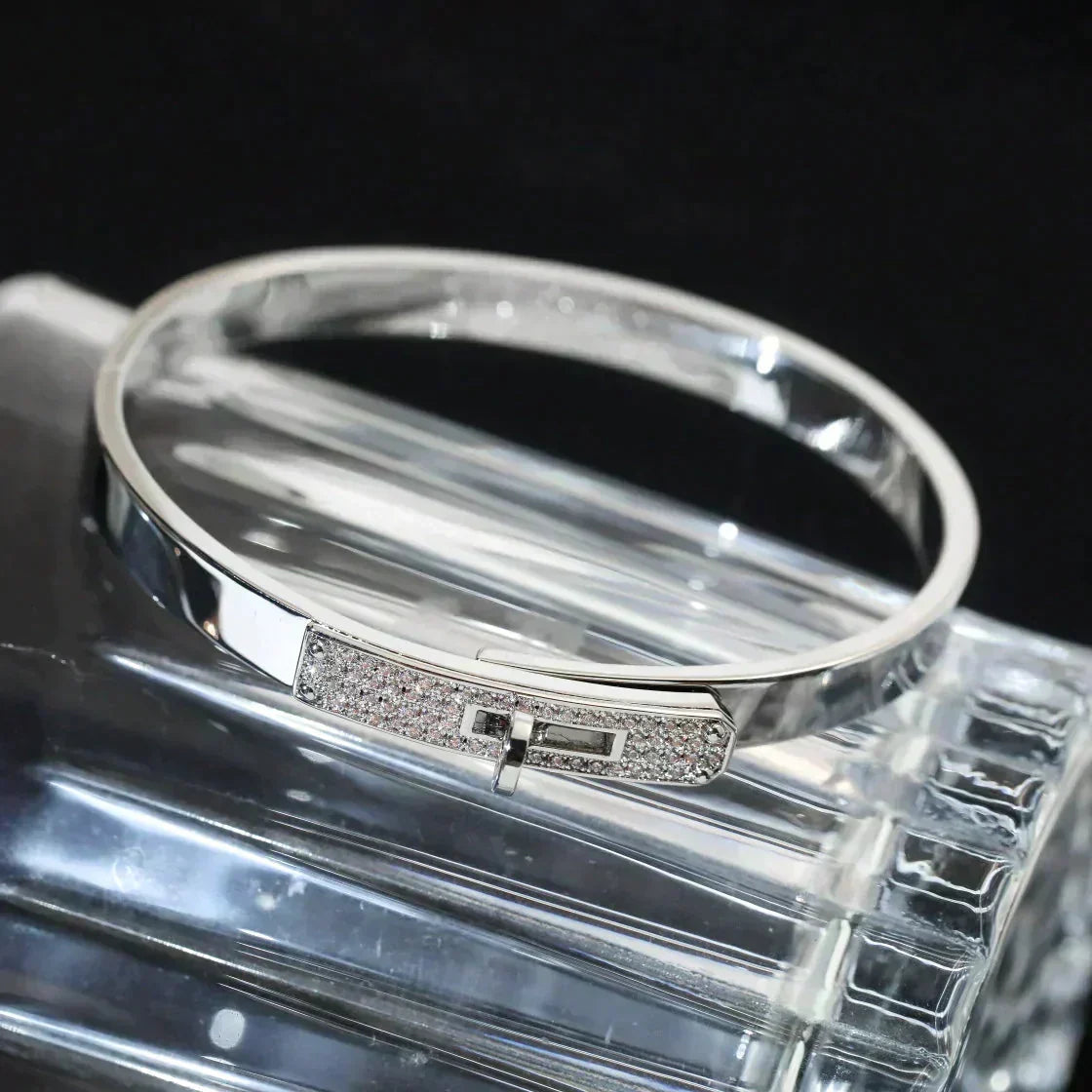 [⭐Luxery]KELLY SILVER DIAMOND BRACELET