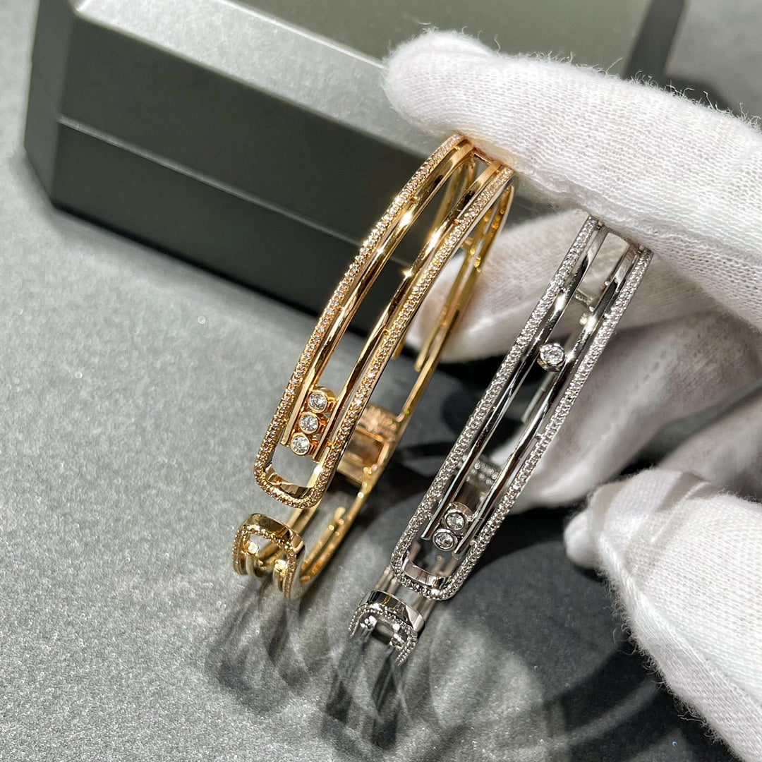 [⭐Luxery]MOVE 10TH PAVED DIAMOND BRACELET