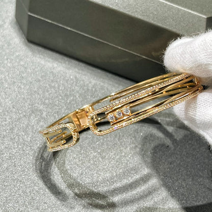 [⭐Luxery]MOVE 10TH PAVED DIAMOND BRACELET