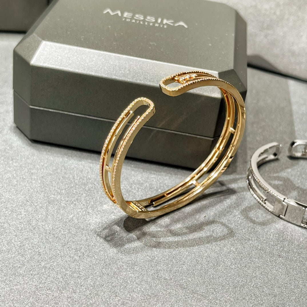[⭐Luxery]MOVE 10TH PAVED DIAMOND BRACELET