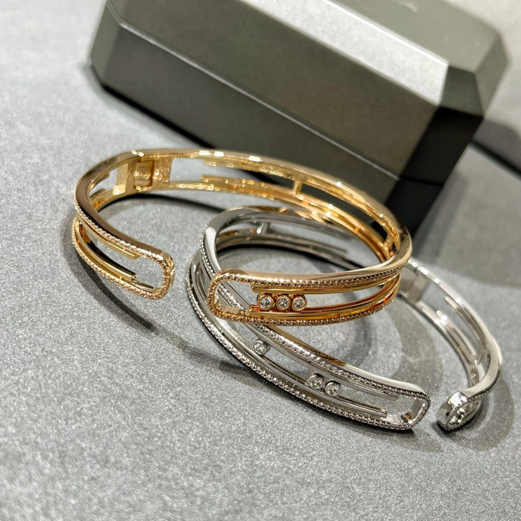 [⭐Luxery]MOVE 10TH PAVED DIAMOND BRACELET