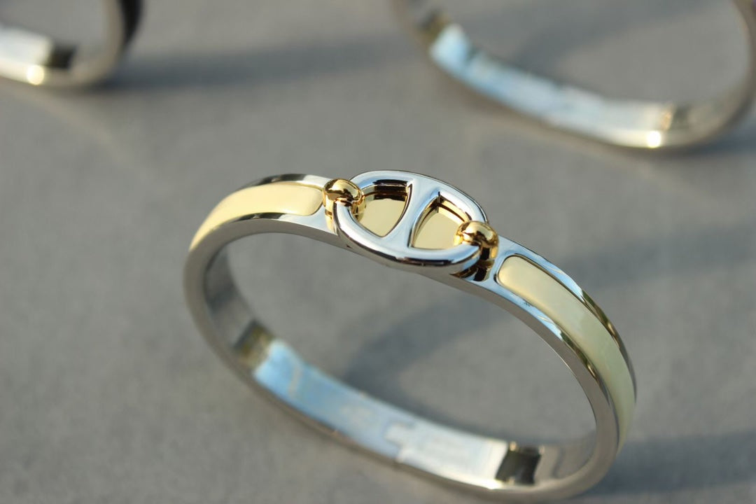 [⭐Luxery]CLIC CHAINE SILVER BRACELET