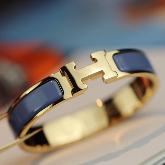 [⭐Luxery]H BRACELET 12MM BLUE GRAY
