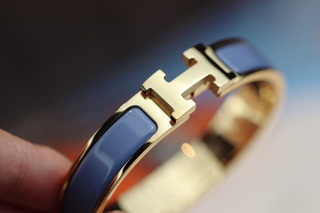 [⭐Luxery]H BRACELET 12MM BLUE GRAY