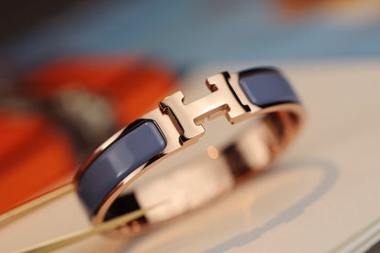 [⭐Luxery]H BRACELET 12MM BLUE GRAY