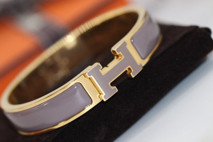 [⭐Luxery]H BRACELET 12MM BROWN