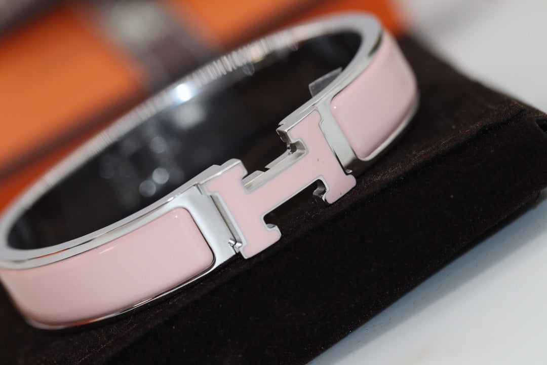 [⭐Luxery]H BRACELET 12MM PINK