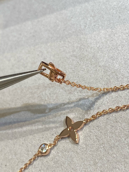 [⭐Luxery]STAR DIAMOND PINK GOLD BRACELET