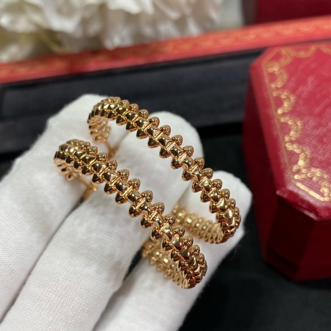 [⭐Luxery]CLASH LARGE HOOP EARRINGS
