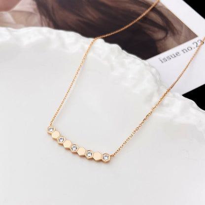 [⭐Luxery]BEE MY LOVE DIAMOND NECKLACE