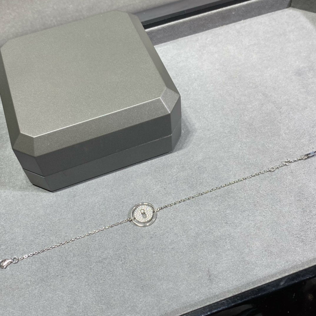[⭐Luxery]Demo MOVE DIAMOND PAVED BRACELET