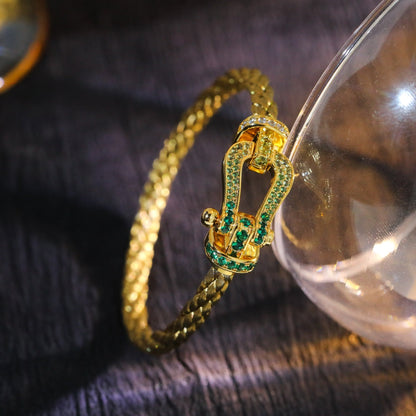 [⭐Luxery]FORCE 10 GOLD GREEN DIAMOND PAVED