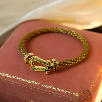 [⭐Luxery]FORCE 10 GOLD GREEN DIAMOND PAVED