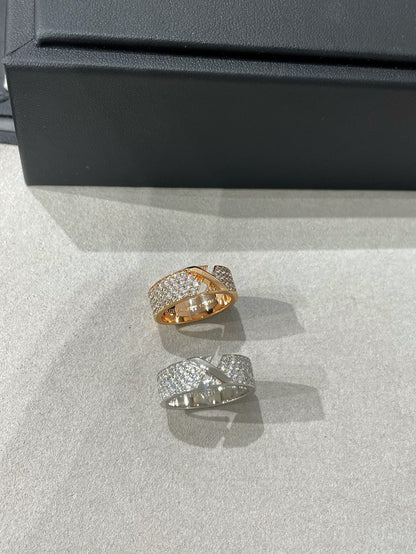 [⭐Luxery]LIENS EVIDENCE  DIAMOND PAVED RING