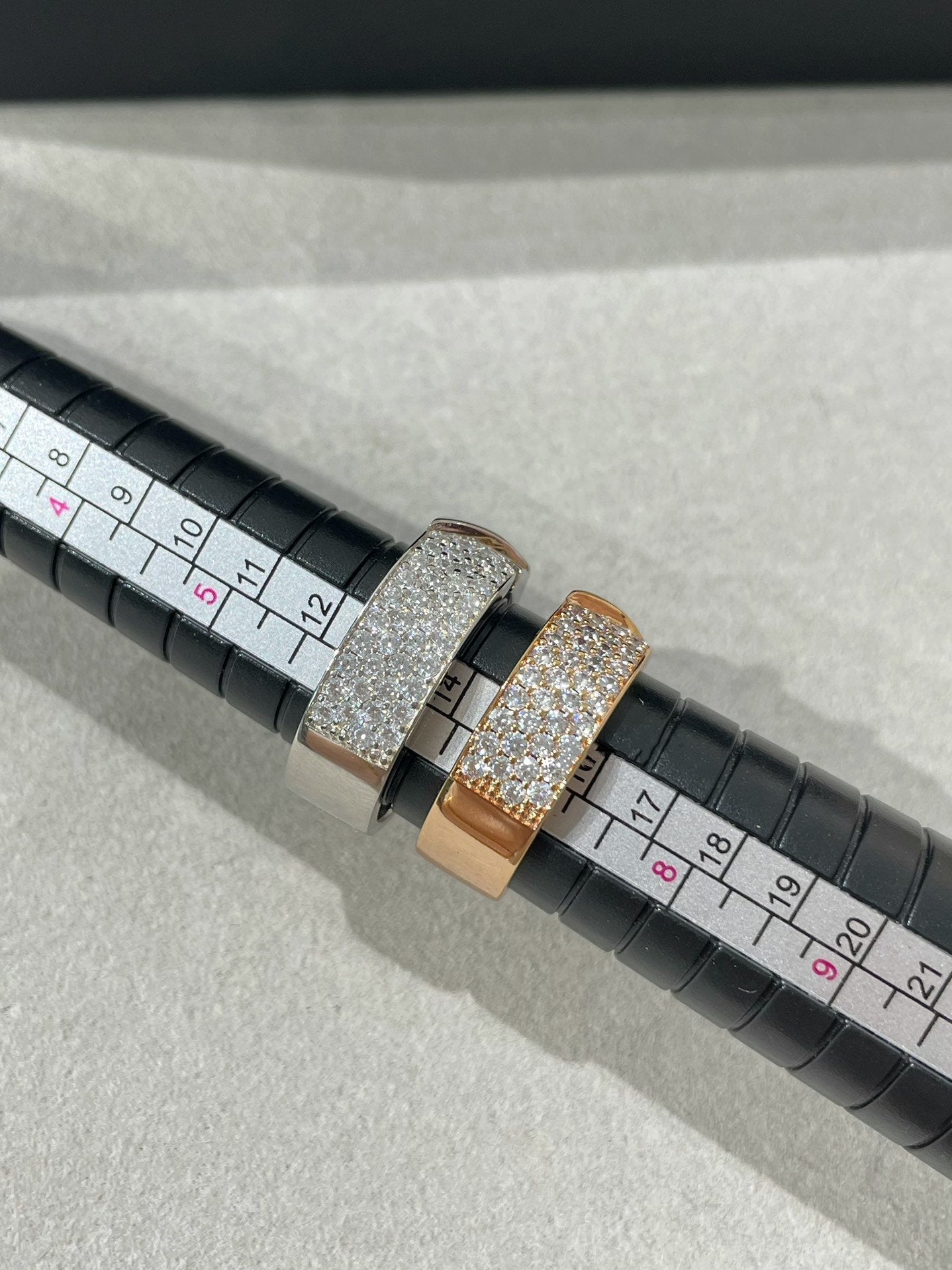 [⭐Luxery]LIENS EVIDENCE  DIAMOND PAVED RING