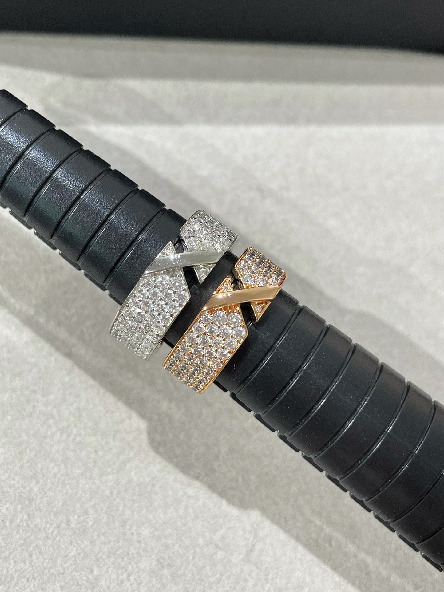 [⭐Luxery]LIENS EVIDENCE  DIAMOND PAVED RING