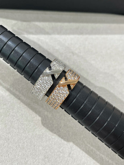 [⭐Luxery]LIENS EVIDENCE  DIAMOND PAVED RING