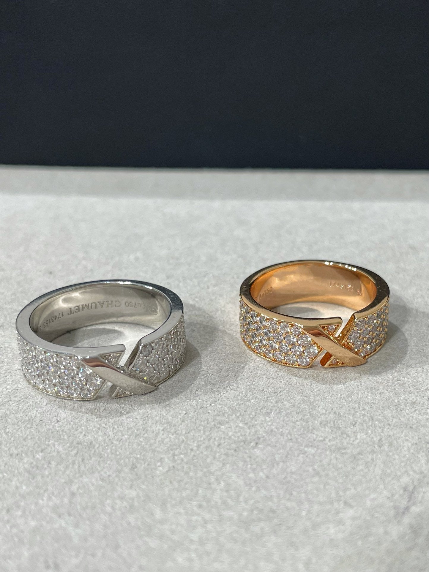 [⭐Luxery]LIENS EVIDENCE  DIAMOND PAVED RING